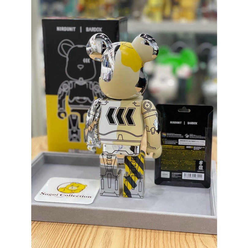 BE@RBRICK - BE@RBRICK NERDUNIT BARDOX 400% ベアブリック BE@RBRICK NERDUNIT x BARDOX 400% ベアブリック