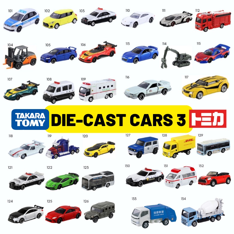 PART 3 Takara Tomy Tomica Diecast Cars Shopee Singapore
