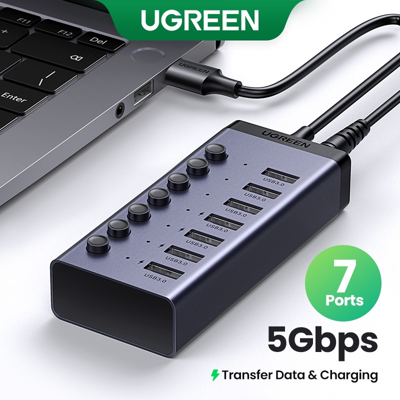 Carte PCI-E 7 Ports USB 3.2 - Concentrateur Interne PC Bureau Vitesse 5Gbps
