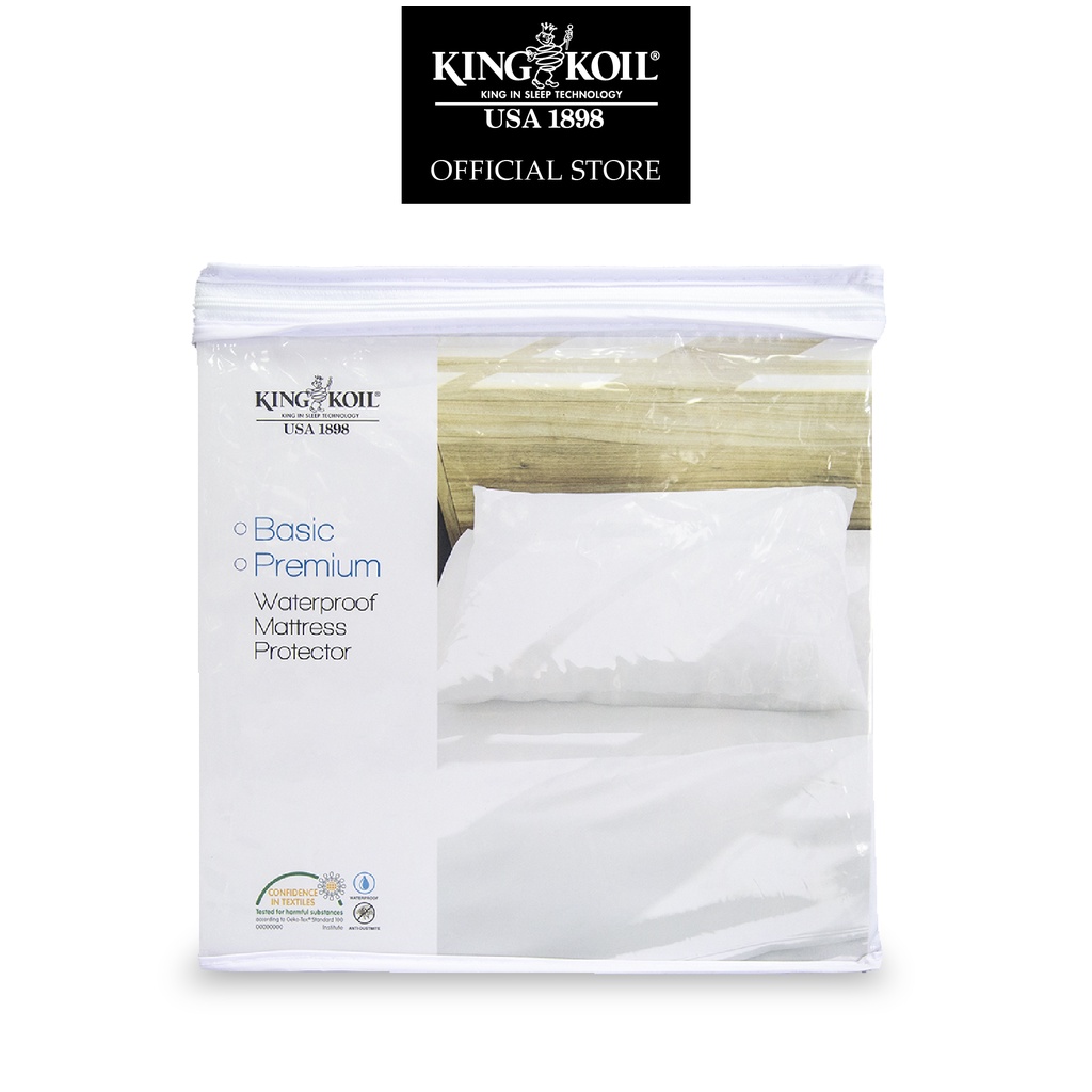 King Koil Basic Waterproof Mattress Protector Shopee Singapore