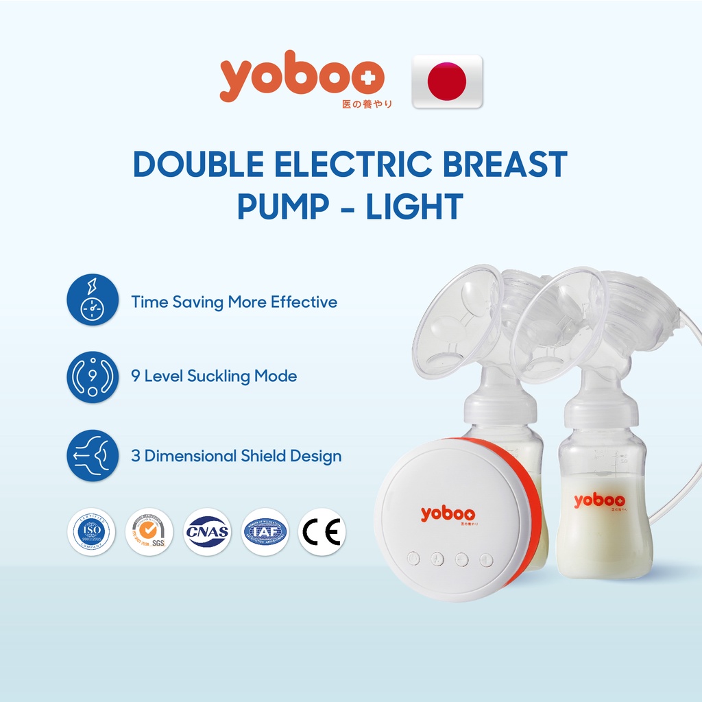 Yoboo Double Electric Breast Pump YB-0024 | Shopee Singapore