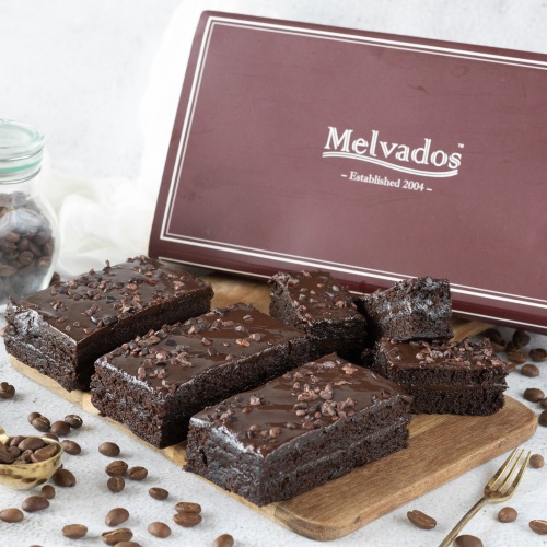 Melvados Espresso Fudge Brownie 4pcs (Halal) Shopee Singapore