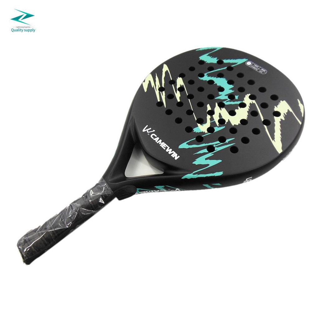 CAMEWIN 4018 Padel Racket Tennis Carbon Fiber Soft EVA Face Tennis
