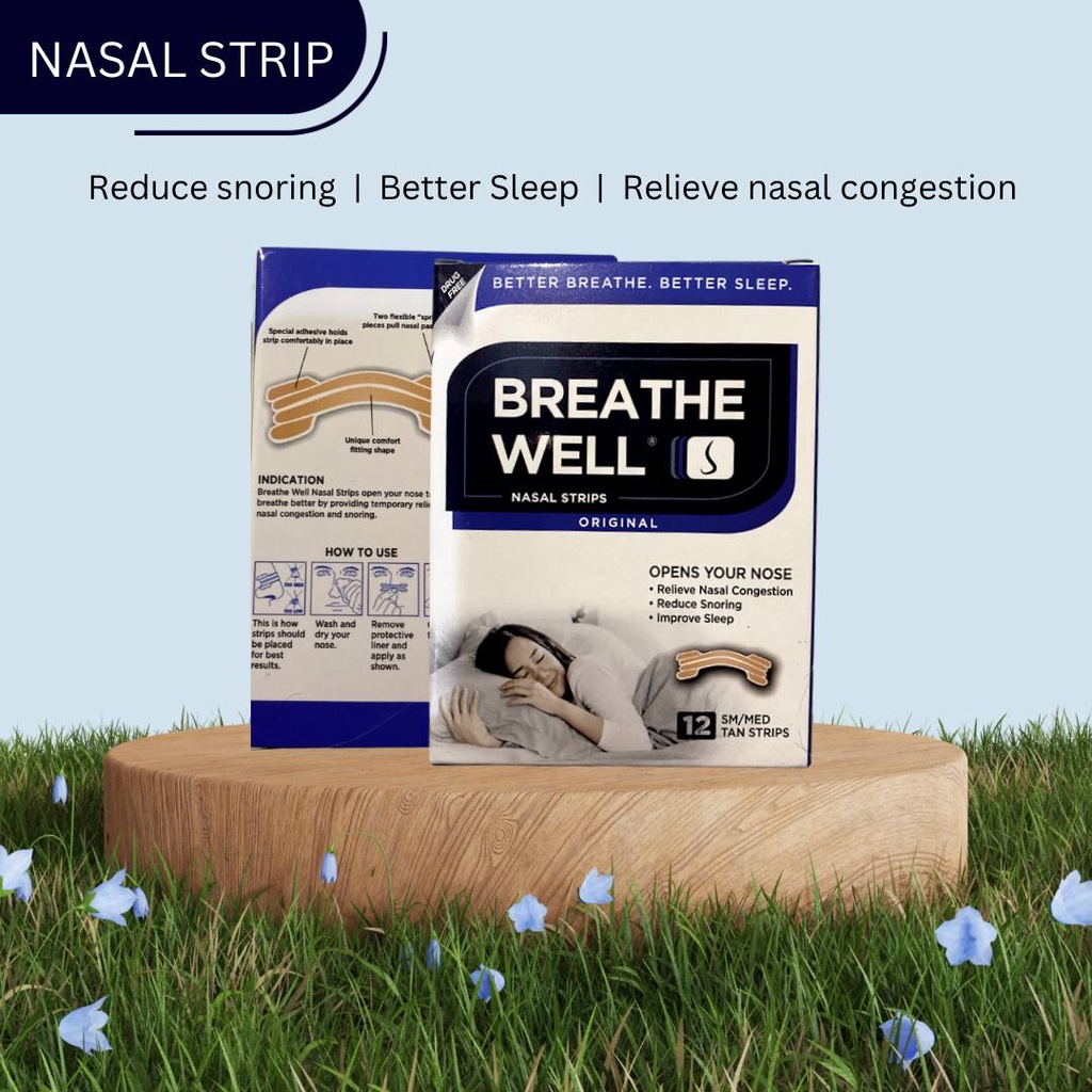 Breathe Well Nasal Strip Nose Strips Reduce Snoring Nose Adhesive Nasal
