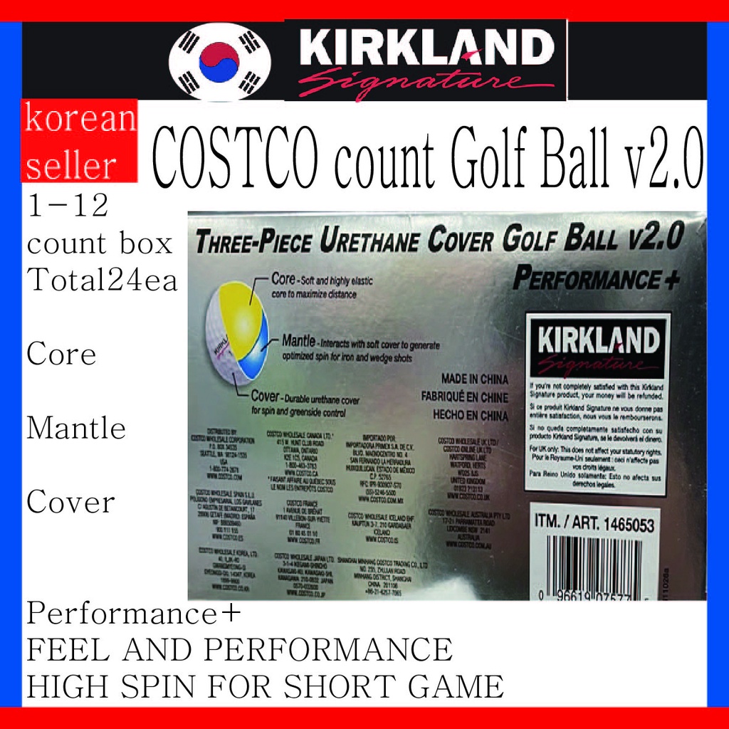 COSTCO count Golf Ball v2.0 kirkland Shopee Singapore