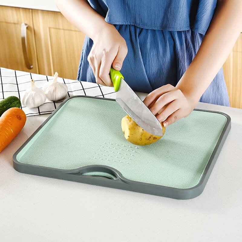 Wheat Straw DoubleSided Chopping Board Cutting Board Vegetable Board