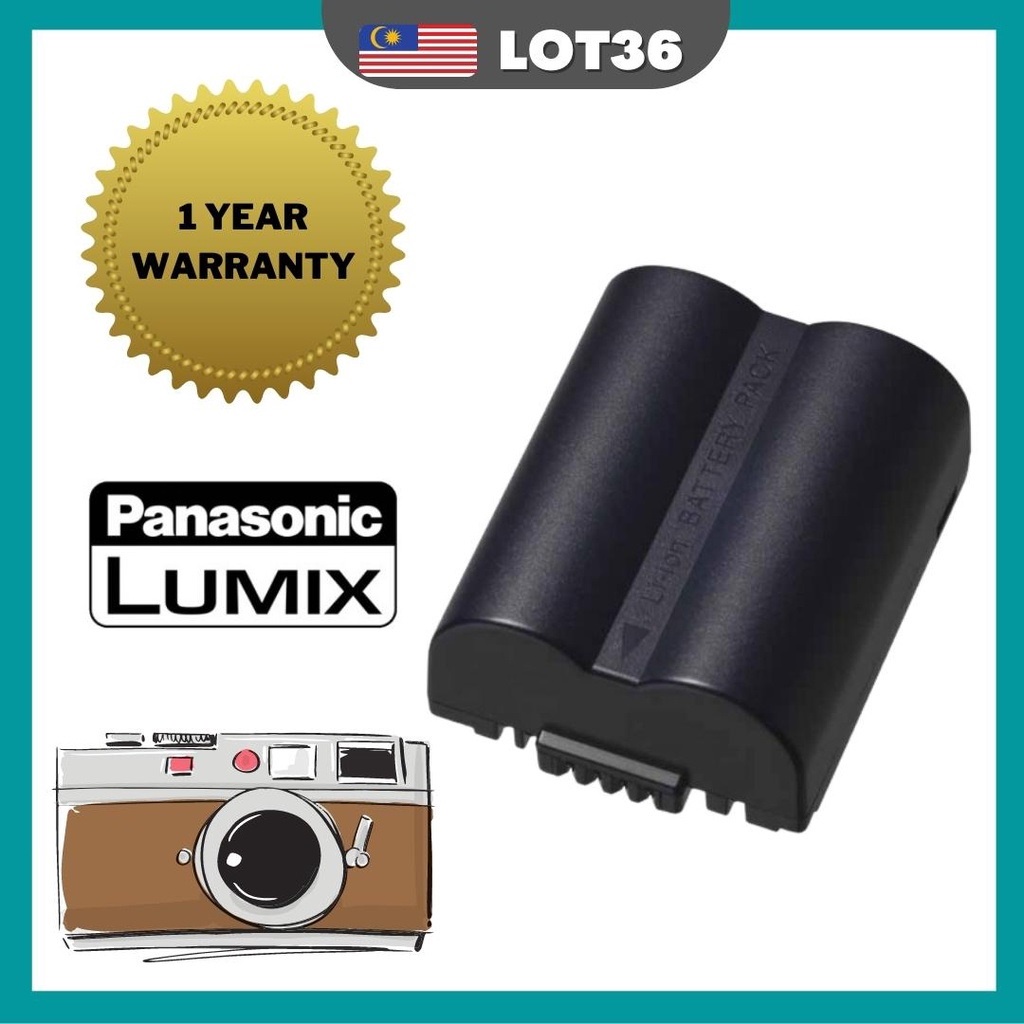 Panasonic Lumix Digital Camera Video Battery 3.7V 1000mAh Li-Ion BCD10 - The Battery Cell