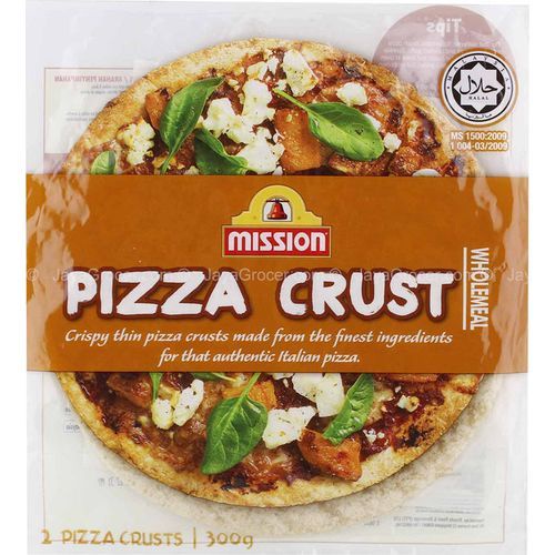 Mission Wholemeal Pizza Crust 300g Shopee Singapore