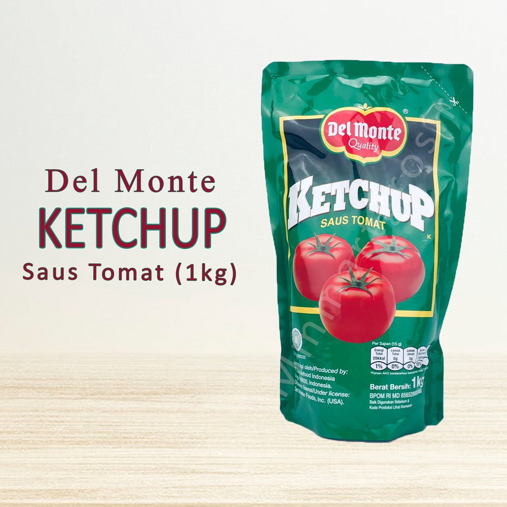 Delmonte Quality Sauce Pouch 1kg Ketchup/Del Monte Tomato Sauce 1kg