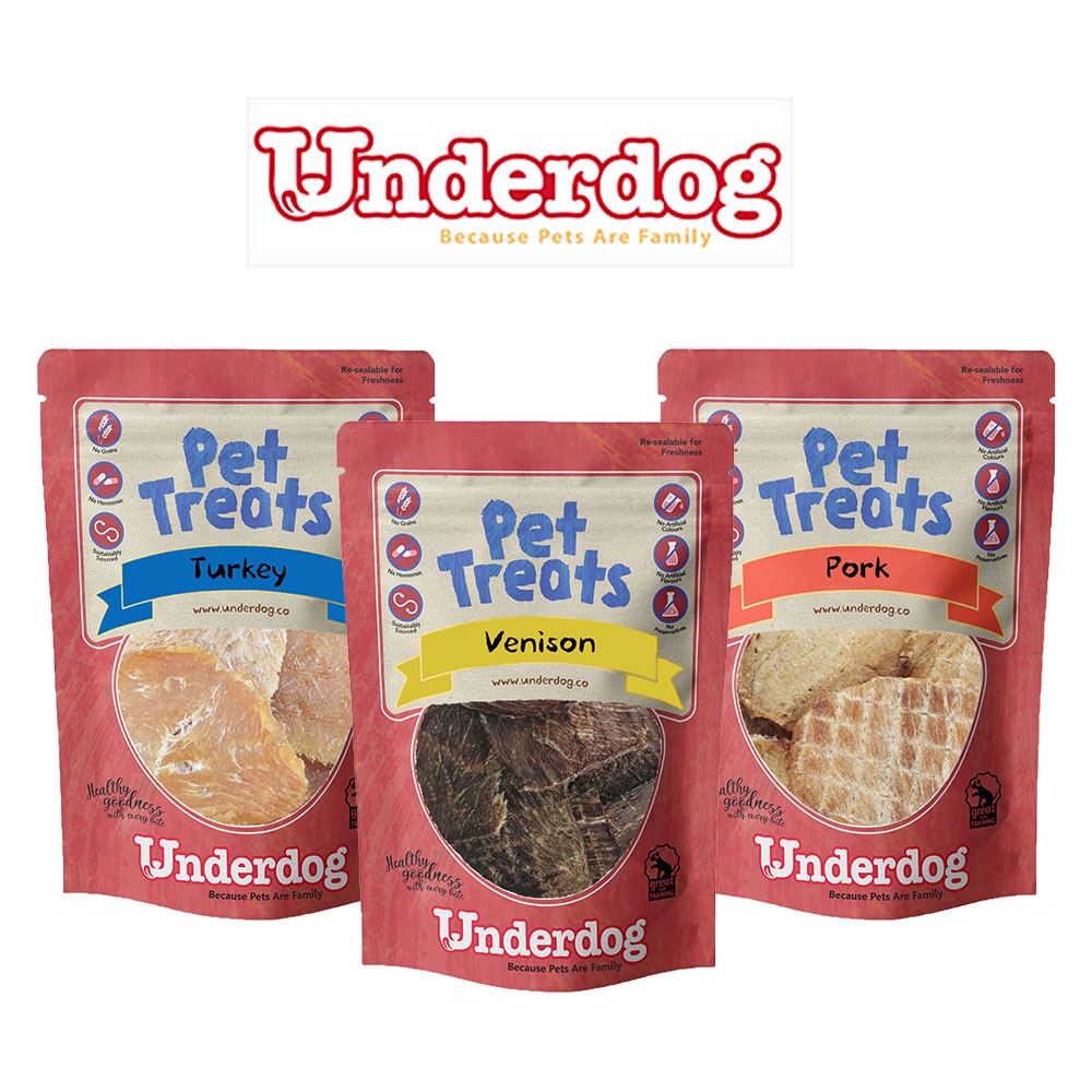 Underdog Air Dried Dog Treats 60g80g Shopee Singapore
