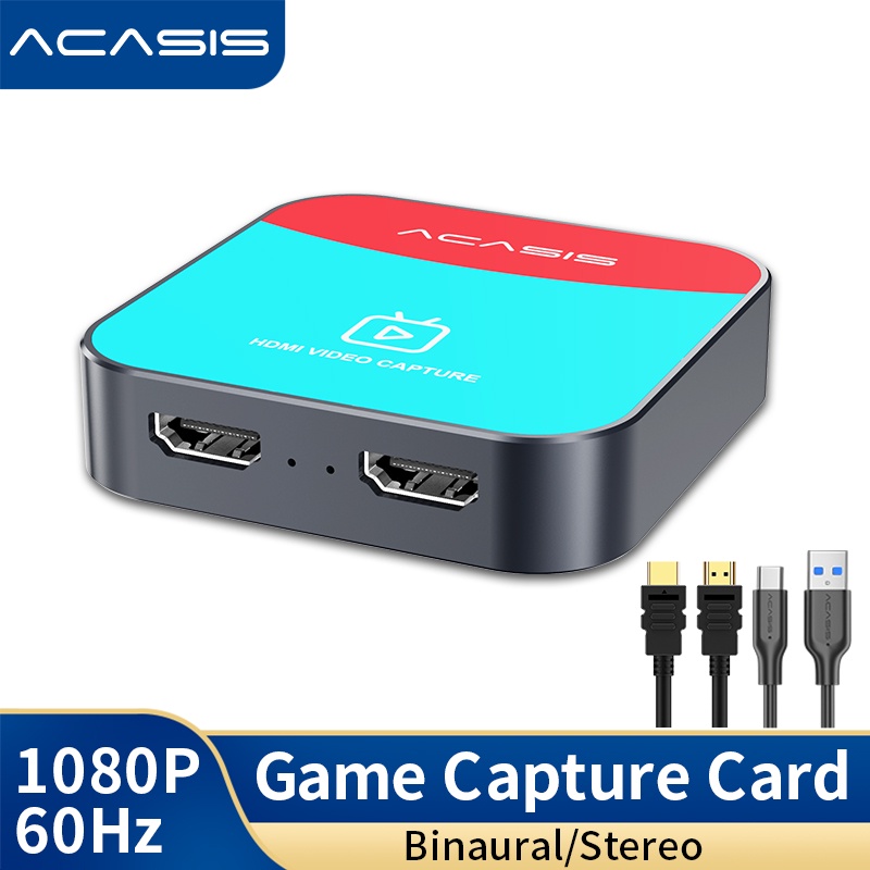 ACASIS binaural video capture card HDMI to 4K60 input