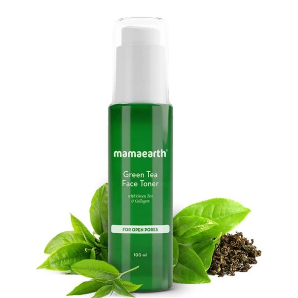 Mamaearth Green Tea Face Toner With Green Tea & Collagen For Open Pores