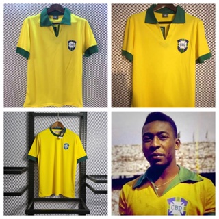 BRAZIL WORLD CUP 1962 ORIGINAL Retro Athleta ** PELÉ ** JERSEY