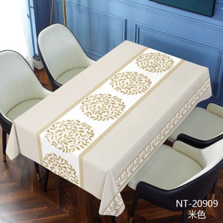 Coffee Table Cover Waterproof Non-slip Oil-proof Table Cover Heat  Resistance Table Decoration PVC Ins Style Dining Tablecloth