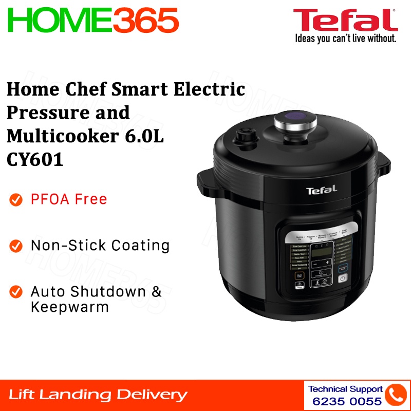 (PREORDER) Tefal Home Chef Smart Electric Pressure and Multicooker 6