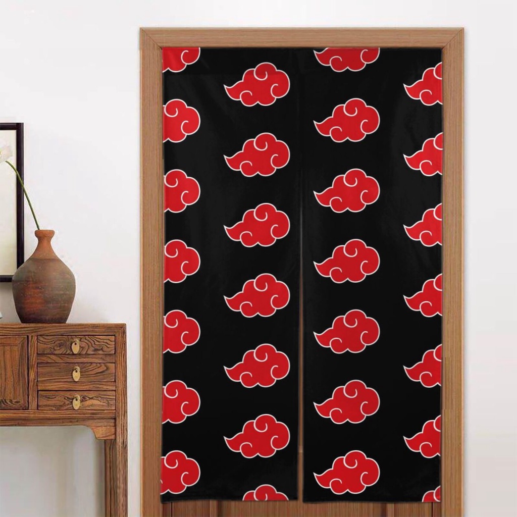 NARUTO Akatsuki Door Curtain Panel 34x56in, Door Curtains Blackout