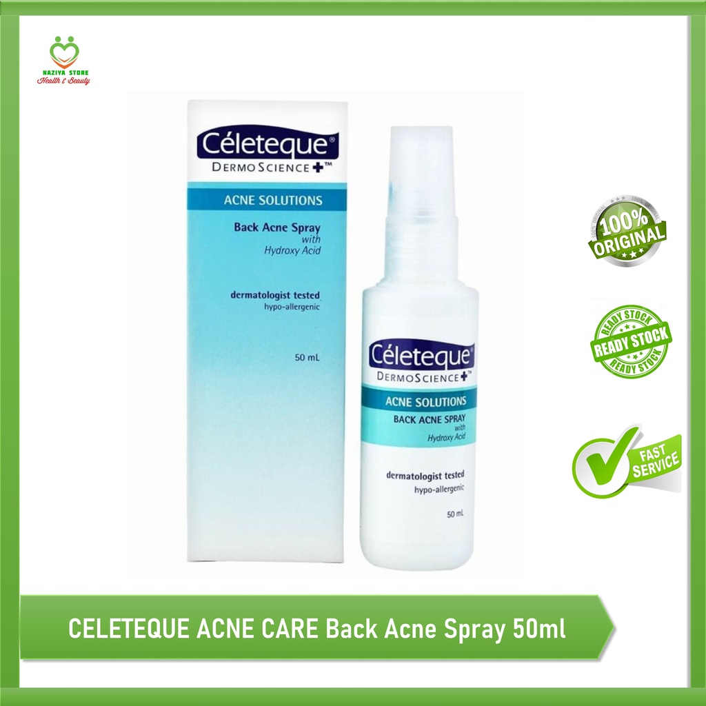 Celeteque Acne CARE Back Acne Spray 50ml Powerful Back Stone Acne