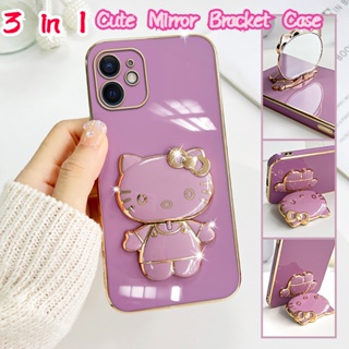 Luxury Faux Leather Hello Kitty Case for iPhone 11 /12 / 13