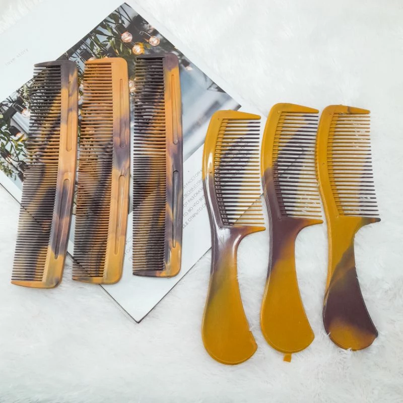 Sisir Rambut Isi 12pcs Sisir Corak Cokelat Twin Panjang 22Cm Comb
