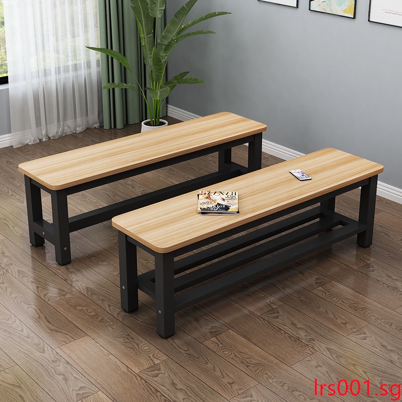 Bench Home Dining Table Long Chair Living Room Solid Wood Shoe Stool ...