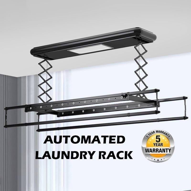 Automated Laundry Rack Remote Control Clothes Drying Rack Home Electric