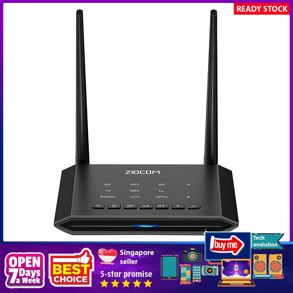 [sgstock] Bluetooth Transmitter Receiver for TV, Bluetooth Adapter with aptX Low Latency