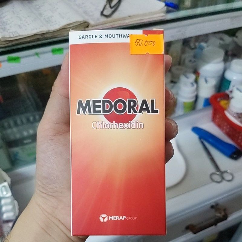 Medoral Mouthwash 125ml Bottle Prevent Cough, Sore Throat, Oral