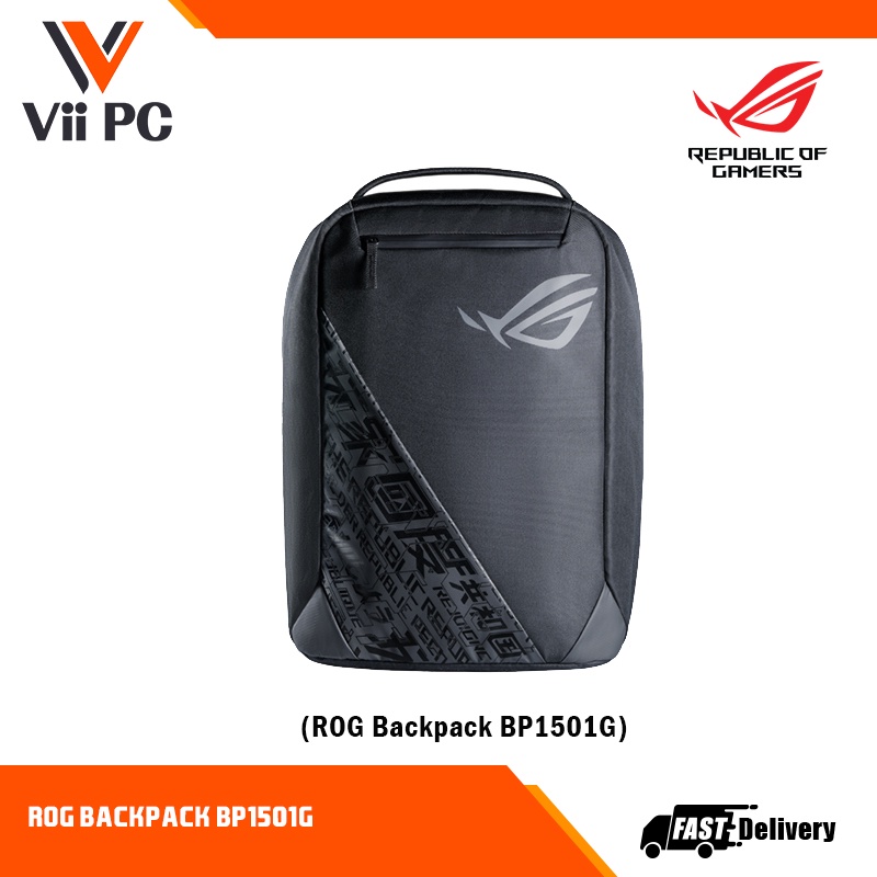 Sac à Dos ASUS ROG BP1501G - 17 Pouces Étanche - Pour Ordinateur Portable - Noir