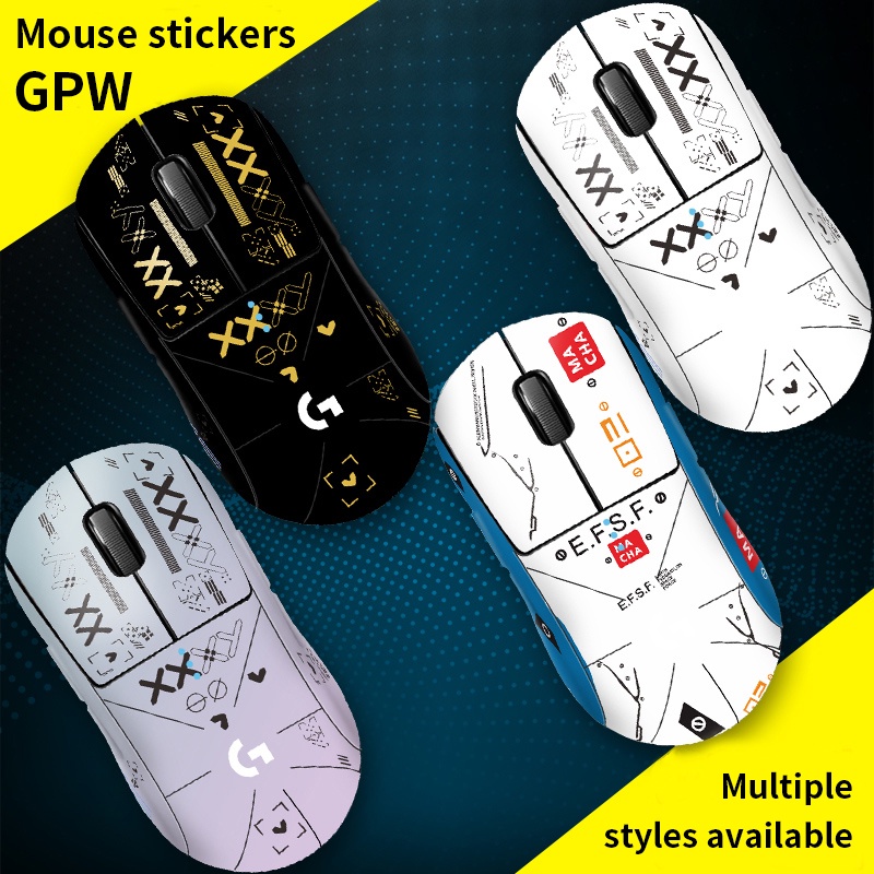 Logitech Mouse Sticker for G Pro Wireless / G PRO X SUPERLIGHT Color ...