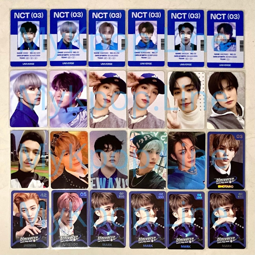 Pc NCT UNIVERSE ID Card MD 4x6 Holo SMCU READY Hologram Dream 127 ...