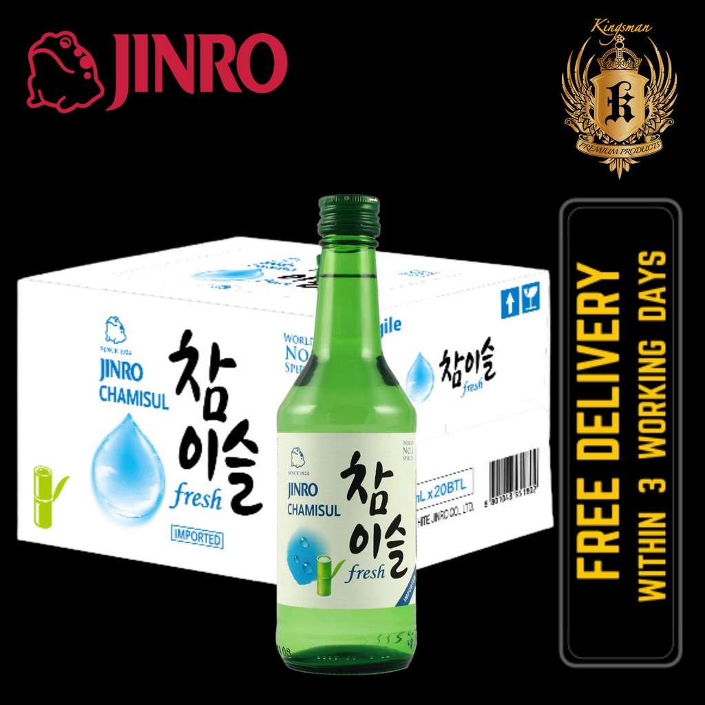 Jinro Chamisul Fresh Soju 20 X 360ml Bundle Shopee Singapore