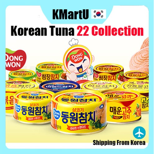 [Dongwon] Korean Canned Tuna 22 Collection [Light Standard, DHA, Mayo ...