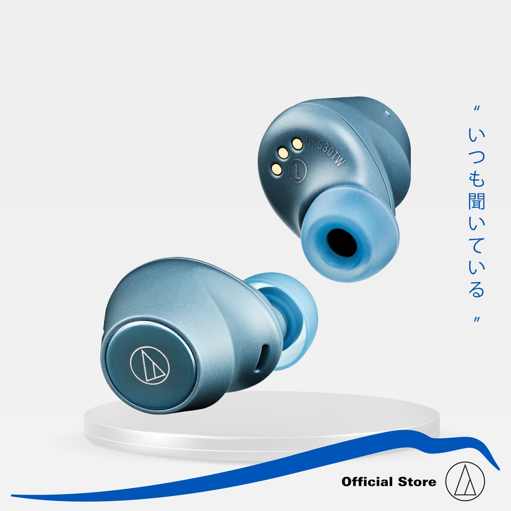 Audio-Technica ATH-CKS30TW True Wireless Earbuds Low Latency IP55