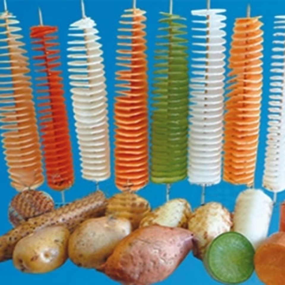 Potato Cutter Manual Commercial Hand Cyclone Potato Spiral String