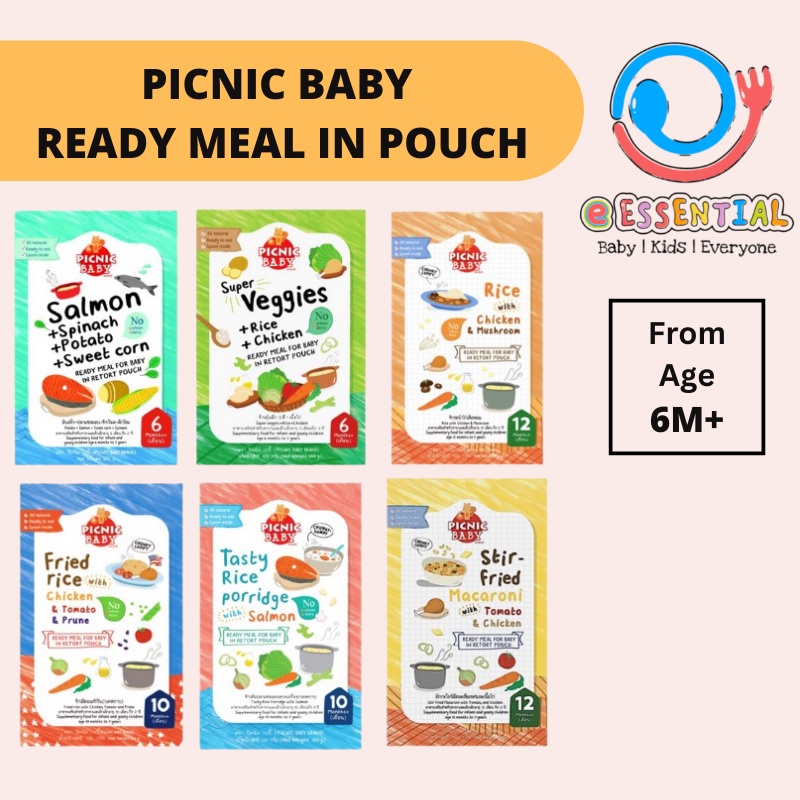 PICNIC BABY - INSTANT FOOD POUCH READY MEAL-HALAL | Shopee Singapore