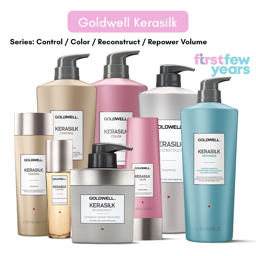 Goldwell Kerasilk Series: Control / Color / Reconstruct / Repower ...