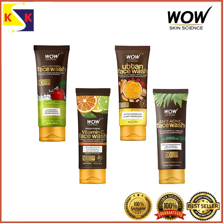 WOW Skin Science Face Wash 100ml | Shopee Singapore