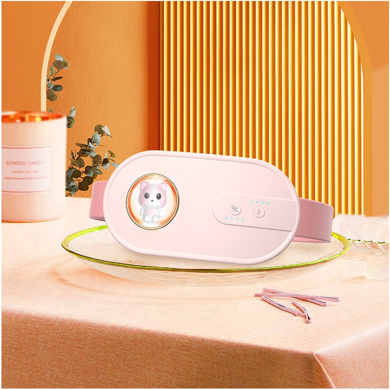 Stomach Heating Belt Rechargeable Aunt Stomach Heating Pad Belly Pain ...