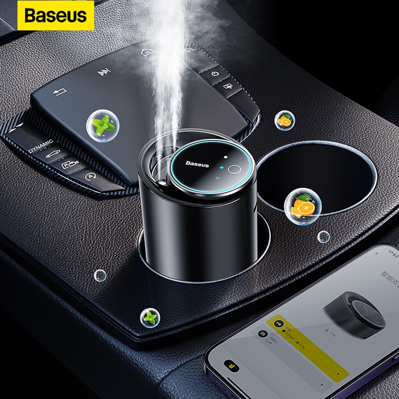 Baseus Car Air Freshener Perfume Dual Ports Car Fragrance Smart APP Control  Automatic Switch For Auto Adjust Car Diffuser 60ML | Shopee Singapore