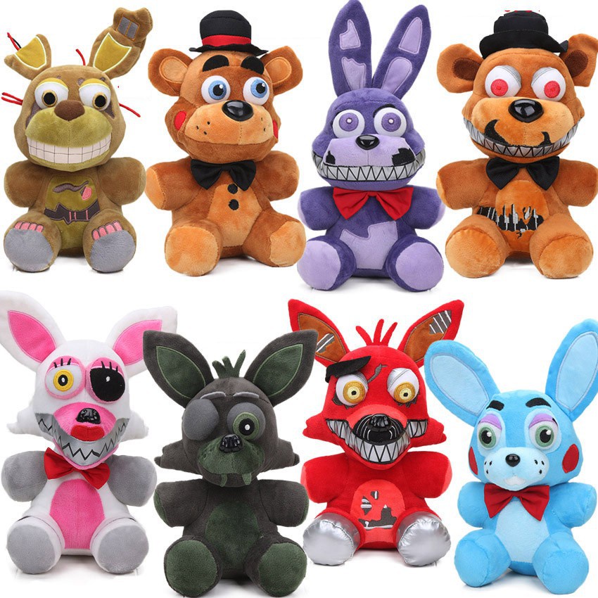 Plush 5 Nights at Freddy's Doll Nightmare Bonnie Plushier Cartoon Doll  Comfortable Feel Plush Stuffed Pillow Soft Bubble Plushie Toy Kawaii  Cartoon Gift for FNAF Fan 