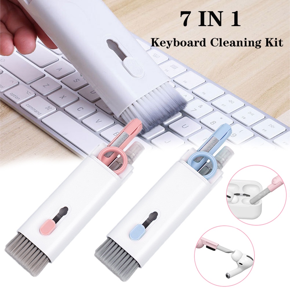 7 in 1 Mini Computer Keyboard Cleaner PC Laptop Brush Dust Cleaning Kit ...
