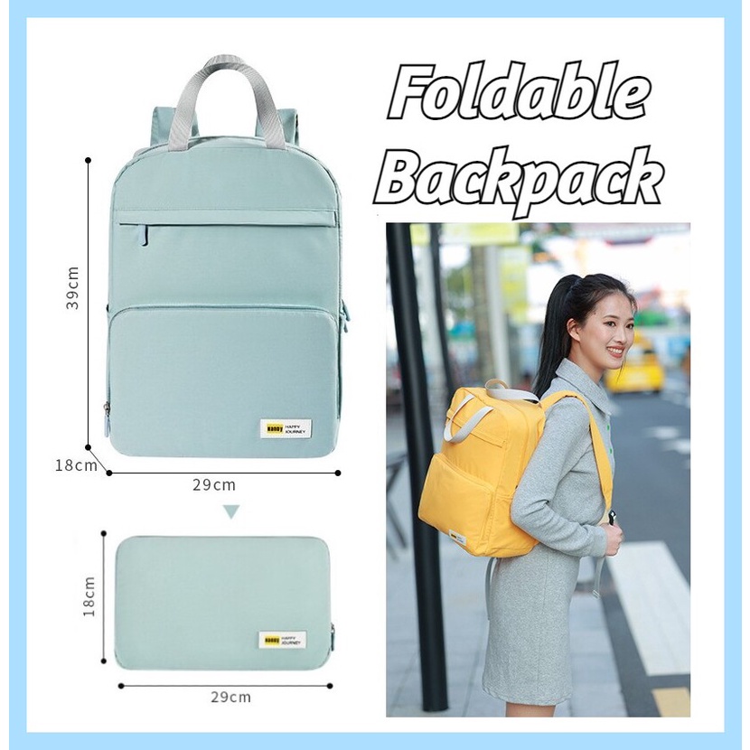 [SG] Foldable Backpack/ Travel Backpack Fold Bag/ Multipurpose