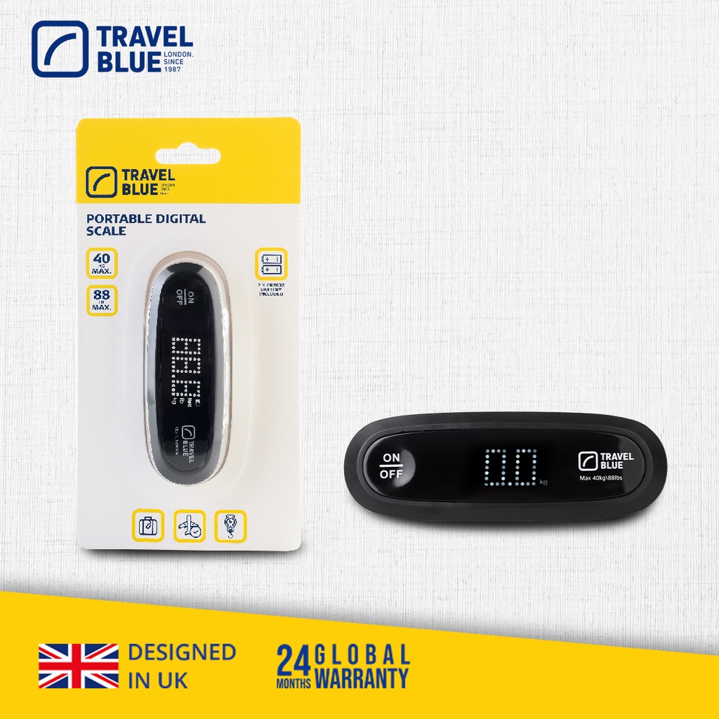 Travel Blue Digital Weighing Scale Portable Slim Digital Luggage Scale Shopee Singapore
