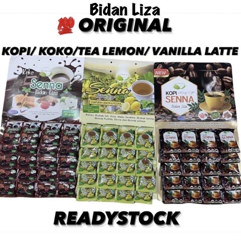 Midwife Liza Coffee Board Senna Koko SENNA Senna LEMON TEA