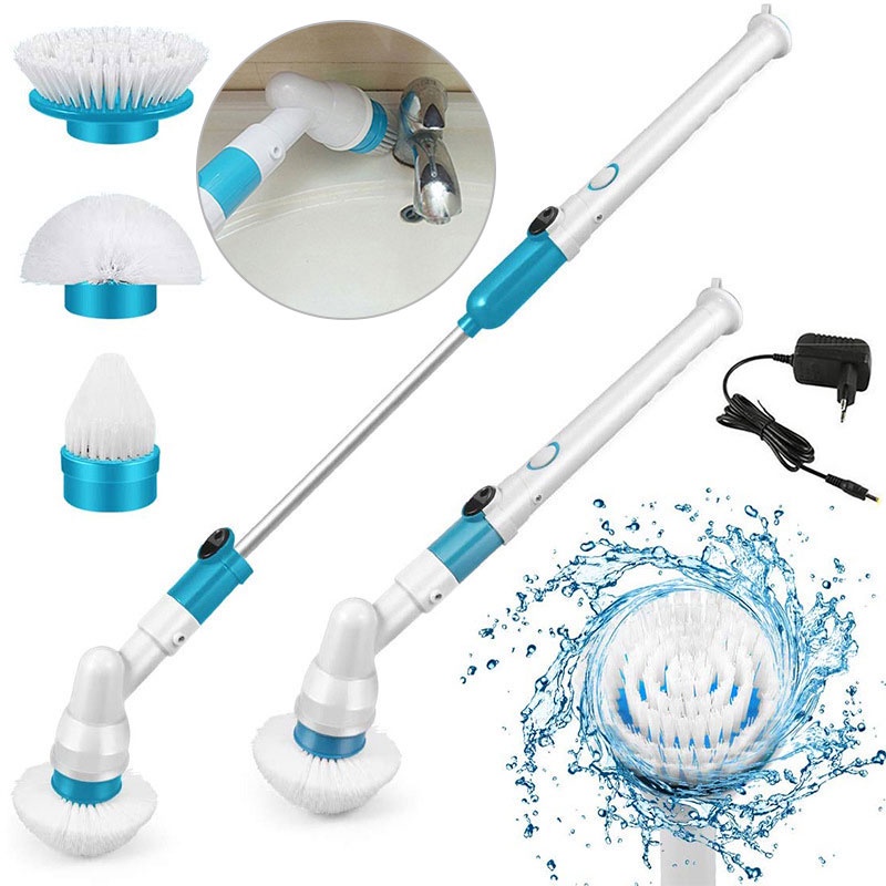 Electric Spin Scrubber Cleaning Turbo Scrub Brush Automatic Rotation