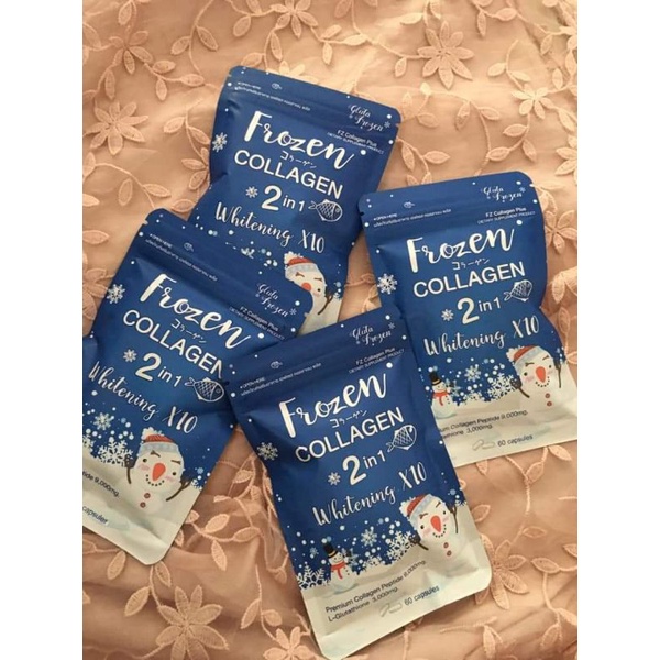 FROZEN COLLAGEN 2in1 x10 whitening 60s (with QR code for authenticity ...