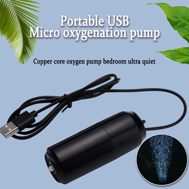 Fast delivery Portable USB Mini Aquarium Oxygen Air Pump/Fish Tank Mute