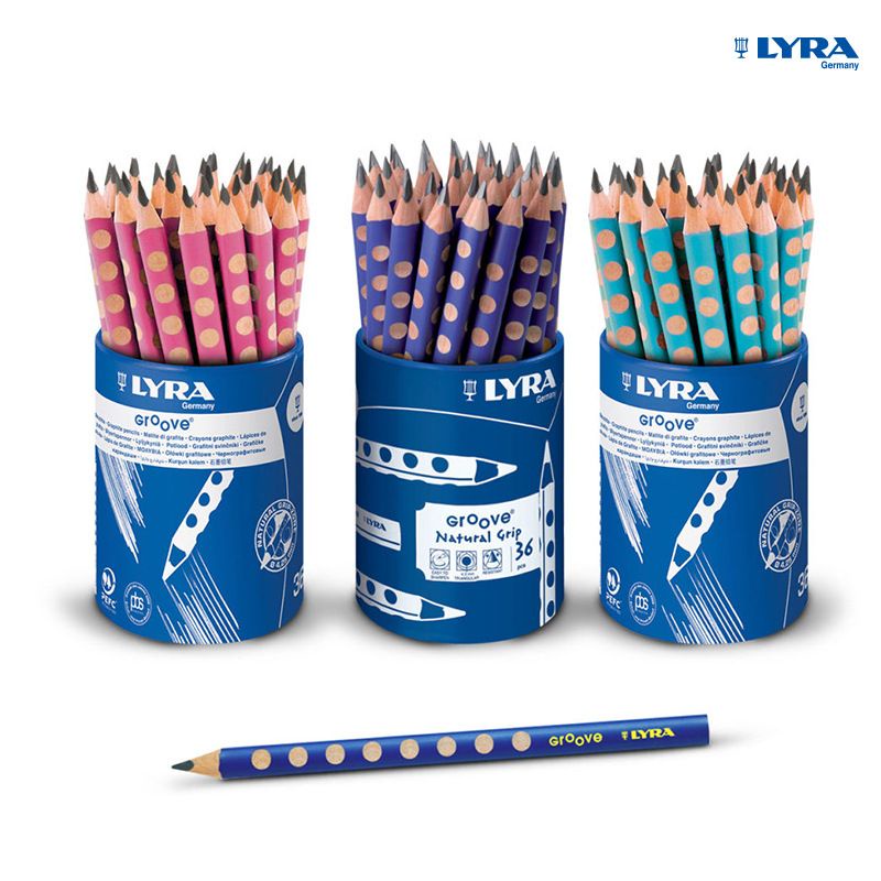 Jumbo Lyra Groove Pencil - Graphite Pencil B/2B - Lyra Groove Pencil ...