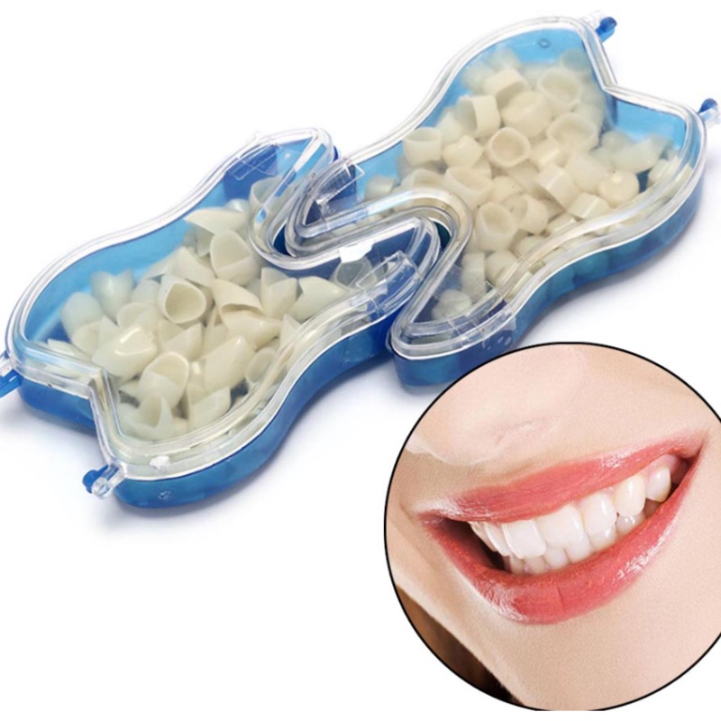 50Pcs/Box Dental Crowns Resin Realistic Dental Crowns Temporary Teeth