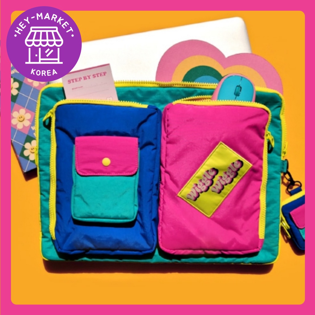 [Wiggle Wiggle] ️Wiggle Wiggle Pocket Laptop Pouch ️ Notebook bag ...